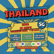 【Use within 5 days】Thailand eSIM 1-15 Days Unlimited data No Support Tiktok Chatgpt Instant 24h emai