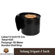 Selang Irigasi Selang Plastik Hitam Ukuran 3 Inch Pertanian