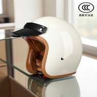 Motorcycle Helmet 3C Certification Retro Men Women Four Seasons Universal 4/4 Helmet Motorcycle Elec