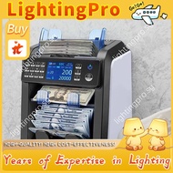 Money Counter Machine Mixed Value Money Counter Bill Counter Sort Machine Banknote Detector 2E1E