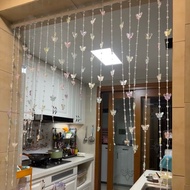 [ PIXYLAB ] Butterfly Croquette Curtains, Beaded Curtains, Aesthetic Mote Curtains, Handmade Shabby 