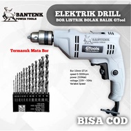 BISA COD! GT14 Mesin bor 10mm lengkap Bor bolak balol bor listrik BISA COD. BOR LISTRIK BOR KAYU BOR