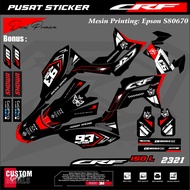 2321 CRF 150L Full Body Motorcycle Sticker - CRF 150L Motorcycle Decal Equipped with Anti-Scratch, A