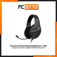 Tecware Q2 - Gaming Headphones + Mic (Designed for Comfort | Integrated Wide-Band Microphone)