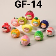 HP GANTUNGAN GF-14 Resin clay 3d diy glossy fruit dragon orange lemon durian lychee pomegranate stra