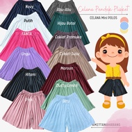 AM27 Plain Pleated Shorts for Children 1-12 Years Pleated Pants - C007 PART2