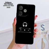 HP OPPO A5 PRO 2025 Softcase - ORORA - NEWEST OPPO A5 PRO Casing - Music case Motif - OPPO - OPPO A5