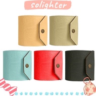 SOLIGHTER Cash Bag, Leather Money Wallet Organizer Wrap Wallet, Compact Fast Cash Access Money Holde