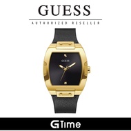 [Official Warranty] Guess GW0386G3 Men's Gold Case Phoenix Black Silicone Strap Watch