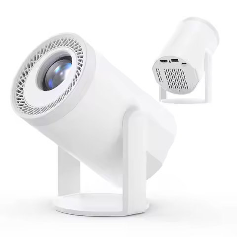 Support 8K Decoding Portable Projector 200ANSI Android 14 Dual WIFI6 H723 BT5.2 1280x720 Large Scree