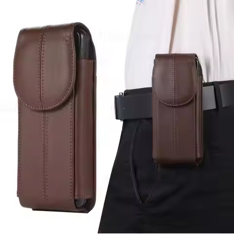 Fundas For Tecno Phantom V Fold2 5G Phone Leather Pouch For Phantom V Fold Belt Holster Flip Case Wa