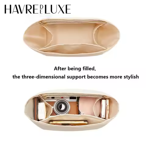 Bag organizer insert for Longchamp bag nylon material super strong fit bag support handbag insert ba