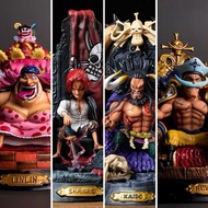 Gk Four Emperors One Piece Sitting Posture Aunt Whitebeard Beasts Kaido Red Hair Shanks Throne Figure Model