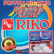 Piston Kit NINJA RIKO code a BCD oversize STD 25 50 75 100