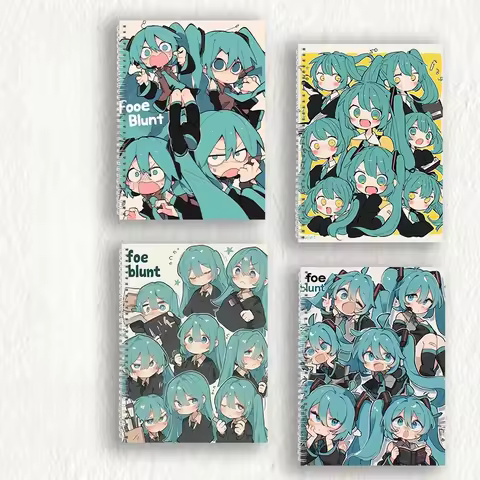Hatsune Miku Sketch Pad B5 A4 8K Multi Size Thick Paper Drawing Book For Cute Anime Art Practice Cla