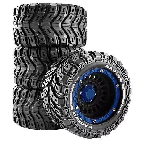 RC Truck Wheel and Tires for 1/16 SUMMIT E-REVO GORGON GROM MINI KRATON M-J-X H-B-X S-C-Y RC Car,Mon