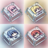 Lonely Rock Keycap Yamada Cool Cute Little Lonely Hitoyu Mechanical Keyboard Unique Transparent Keyb