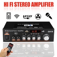 600W Digital HiFi Audio Stereo Amplifier Bluetooth MP3 Karaoke USB SD FM AMP 2CH