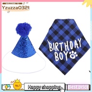 Dog Birthday Party Supplies,Pet Birthday Hat and Boy Doggy Birthday Bandana Set