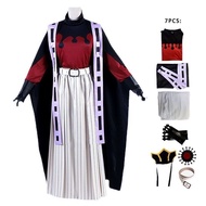 现货鬼灭之刃cos服上弦之贰Douma童磨二次元动漫cosplay服装女万圣节 In-stock Demon Slayer cosplay costume Douma (Second Upper Ra