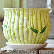 Pot Bunga Sukulen Bahan Keramik Ukuran Besar Untuk Dekorasi Taman