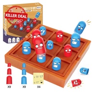 Tic Tac Toe Chess Table Board Game Nesting Dolls Strategy Game For Family Parent-child G0b1