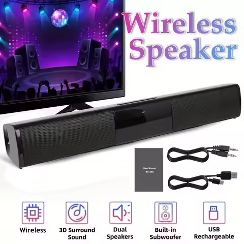 Soundbar Home Theater Sound System Bluetooth Speaker TV Computer Speaker Equipment Portable Subwoofe