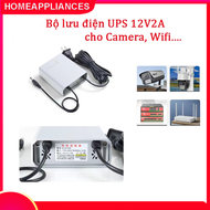 Bộ lưu điện DUNG LƯỢNG CAO dành cho Wifi Camera - UPS 12V (chạy wifi được 4-12 giờ) kèm Nguồn