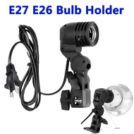 1PC E27 E26 Socket Softbox Photographic Light Lamp Bulb Base Holder Adapter For Photo Studio Fill Li