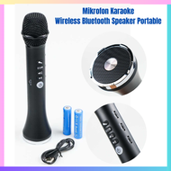 COD DISKON BANYAK Lewinner Mikrofon Karaoke Wireless Bluetooth Speaker Portable - mik karoke suara j