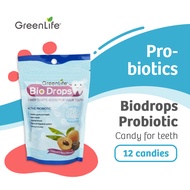 GreenLife BioDrops Probiotic Candy 1B CFU 12 Candies - For Immunity and Digestive System