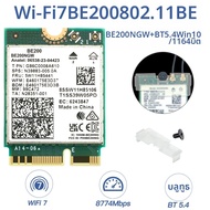FENVI | WiFi 7 สําหรับ BE200 การ์ดเครือข่ายไร้สายบลูทูธ 5.4 WiFi BE200NGW NGFF อะแดปเตอร์ 802.11AX 2