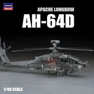 Hasegawa 07223 Airplane Model 1/48 Aircraft Model AH-64D For Apache Longbow Helicopter Model Hobby C