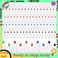 Squeeze Bottle Refillable 100Pcs 120ml/4oz Bulk Plastic Tip Glue Bottle Singhoow Tip Aplicator Dropp