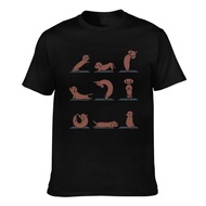 Novelty Tshirts Dachshund Fitness Funny Pattern Printed Tee