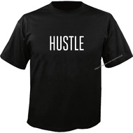 HUSTLE Custom Tshirt Tee Shirt Teeshirt BLACK COLOR (S-3XL)