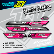 Striping Astrea Grand Variasi Stiker Sticker Honda Prima Bulus Motif Klasik Original BLUE