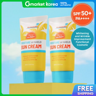 Foodaholic | (1+1) Aloha Hawaii Uv Shield Moisture Sun Cream 60ml Spf50+ Pa++++ / No White Cast Hybr