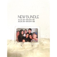 Magicneverland - photocard shimmer bts ot7 with frame