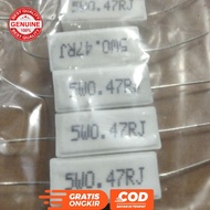 0.47OHM 5WATT CHALK RESISTOR 0.47OHM 5W CHALK RESISTOR 0.47 OHM 5 WATT RESISTOR/