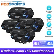 ❐﹉ 4 Pcs Fodsports M1-S Pro Riding intercomunicador moto Wireless Bluetooth Intercom Helmet Headset Motorcycle Accessories мотоцикл