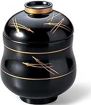 J-kitchens Miso Soup, Bowl, Hisago Pine Needles, 3.0 x 3.9 inches (7.7 x 9.9 cm), Made in Japan