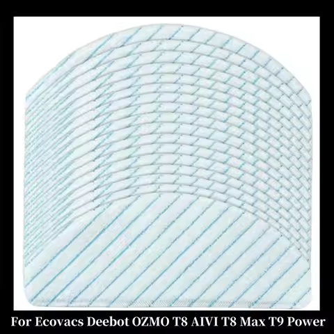 Disposable Strong Rag Mop Cloths Pads for Ecovacs Deebot OZMO T8 AIVI T8 Max T9 Power/Max Vacuum Cle