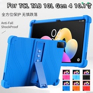 For TCL Tab 10L Gen 4 10.1 inch 2025 8483A1 Adjustable Soft Silicon Stand Cover TCL TAB 10L GEN4 10.
