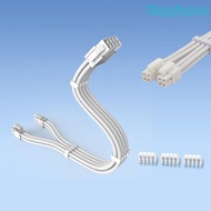 RR Meshes Sleeved Cable 8Pin CPU Power Extension Cable ATX12V 8pin 4+4 Connectors