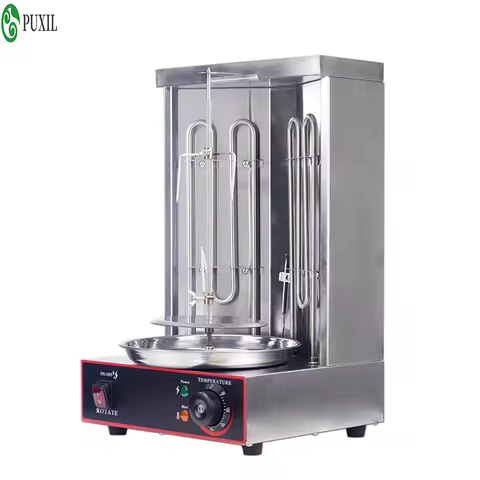 Electric Semi-Automatic Rotating Doner Kebab Machine Chicken Shawarma Grill Machine.