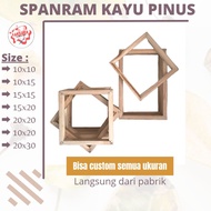 KAYU Spanram / Pine wood painting canvas Frame