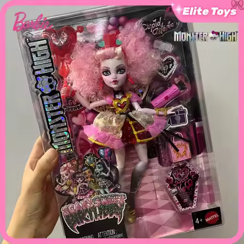 Barbie Monster High Scary Sweet Birthday Series Exquisite Clothe Rich Accessories Dolls Collectible 