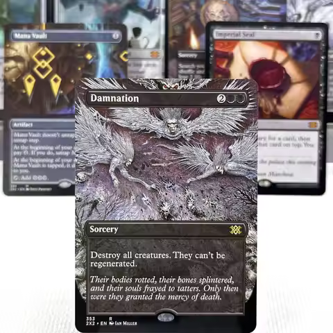 KHM AFR 2X2 HOLO9-002 Tcg proxy magic cards Smothering Tithe Bloom Tender City of Brass Damnation Ci