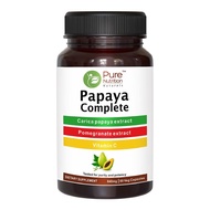Pure Nutrition Papaya Complete - 60 Veg Capsules (Supports Platelet Immunity & Digestion) Each Capsu